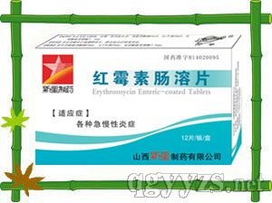 紅霉素腸溶片0.125克