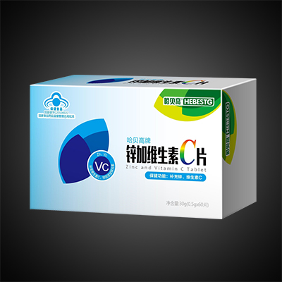 哈貝高牌鋅加維生素C片
