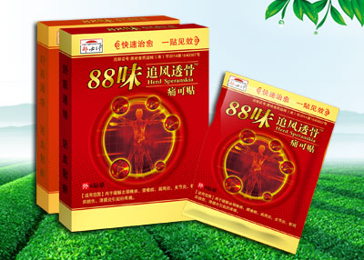 88味追風(fēng)透骨痛可貼