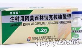 注射用阿莫西林鈉克拉維酸鉀