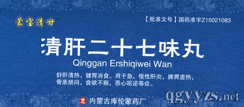 清肝二十七味丸