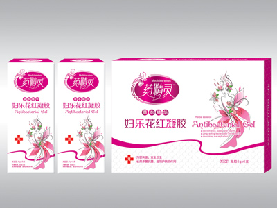 藥精靈牌婦樂(lè)花紅凝膠