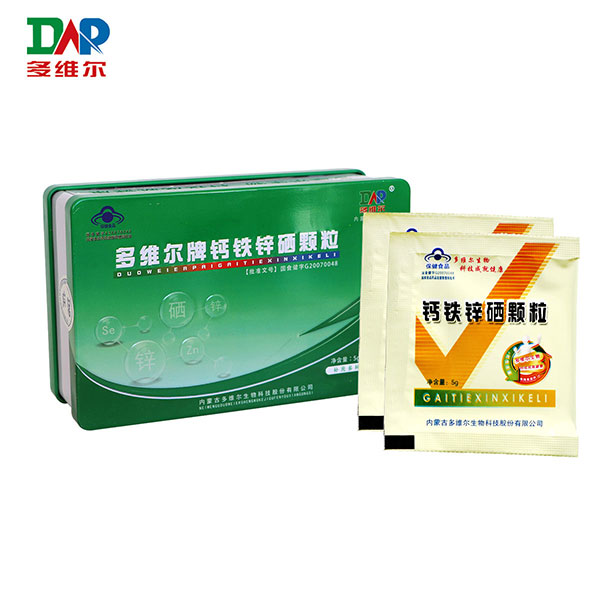 多維爾牌鈣鐵鋅硒顆粒(鐵盒)