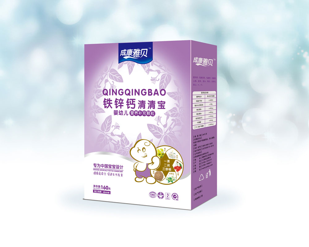 成康雅貝-鐵鋅鈣清清寶盒裝1