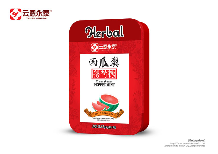 西瓜爽薄荷糖